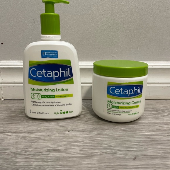 Brand new Cetaphil Moisturizing Lotion and Moisturizing Cream 2 pacK - Picture 2 of 8
